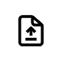 Document icon with airplane symbol